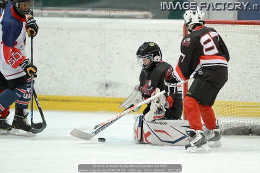 2014-10-11 Aosta-Hockey Milano Rossoblu U14 0823